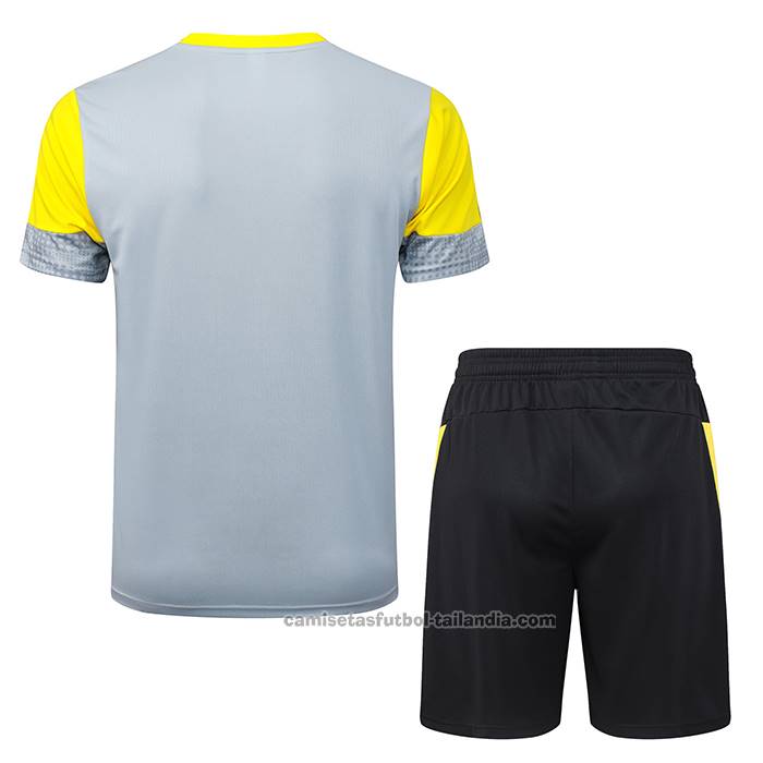 Chandal del Borussia Dortmund Manga Corta 25/26 Gris - Pantalon Corto